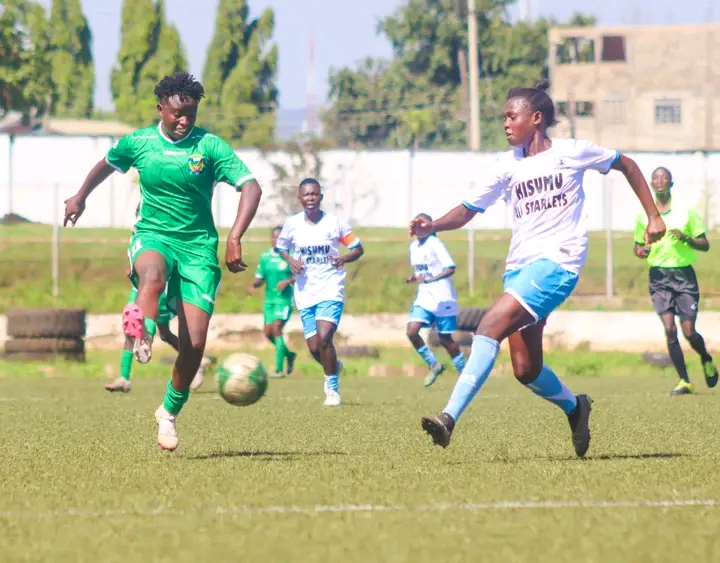 Kisumu Allstarlets vs Vihiga Queens action photo