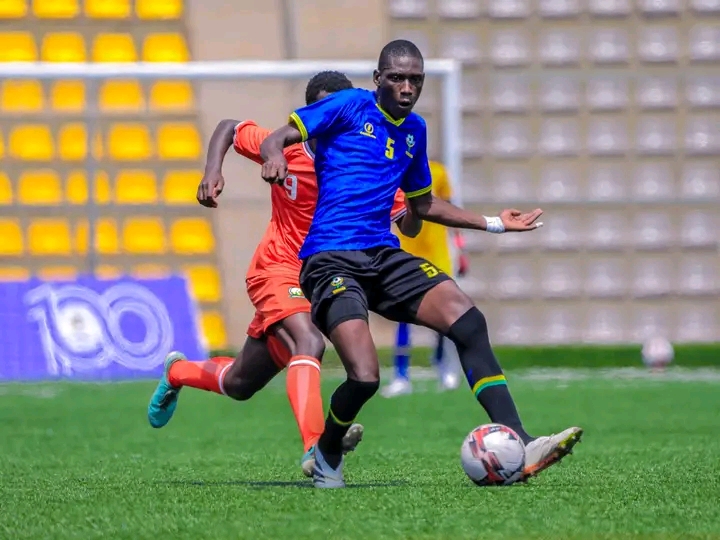 Kenya vs Tanzania action photo at Nakivubo Hamz Stadium,Uganda 